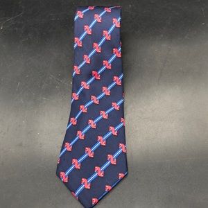 Hermès Navy /Red Horse Tie